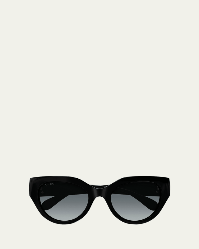 GG Emblem Acetate Cat-Eye Sunglasses